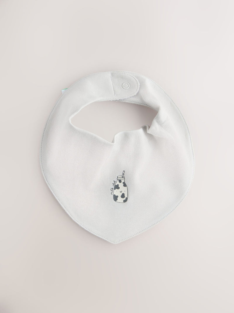 Blue Milk Club baby bibs 5 pack (British brand)