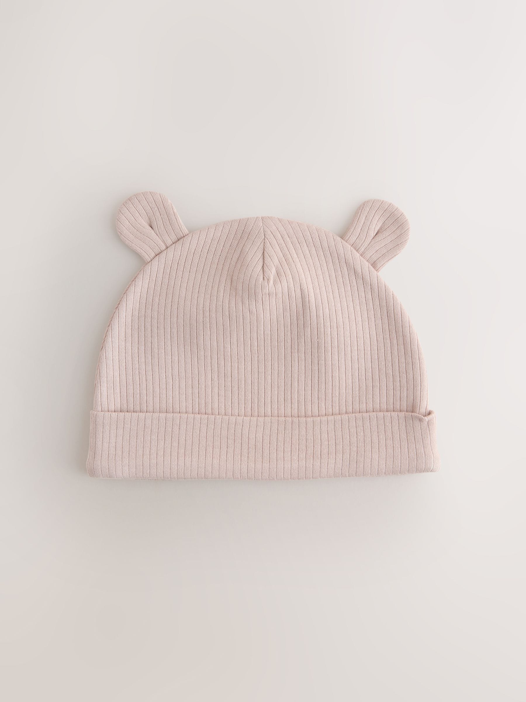 Baby beanies 3 pack neutral 0-12mths (British brand)