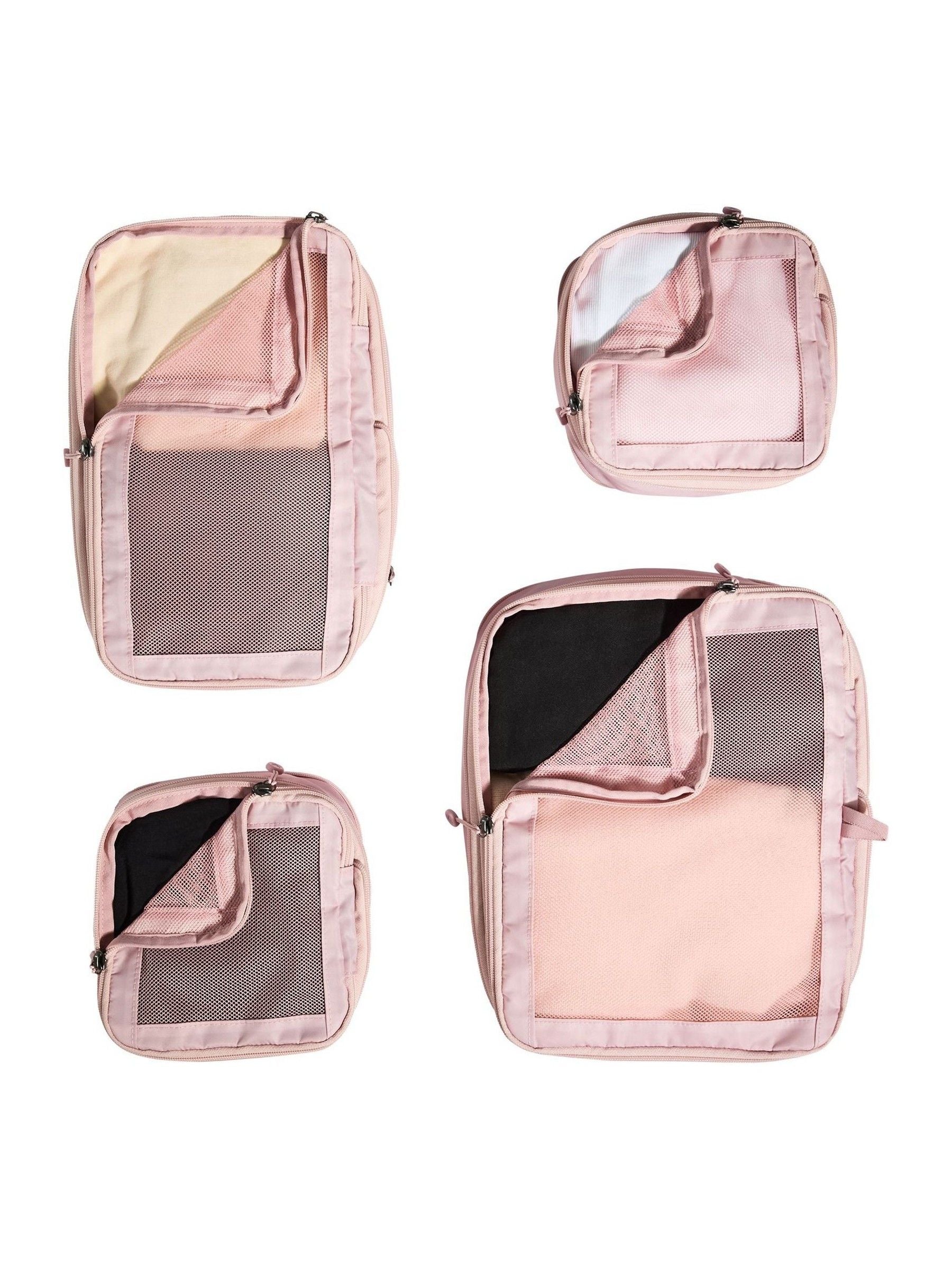 Antler packing cubes 4-pack in Moorland Pink, imported from the UK