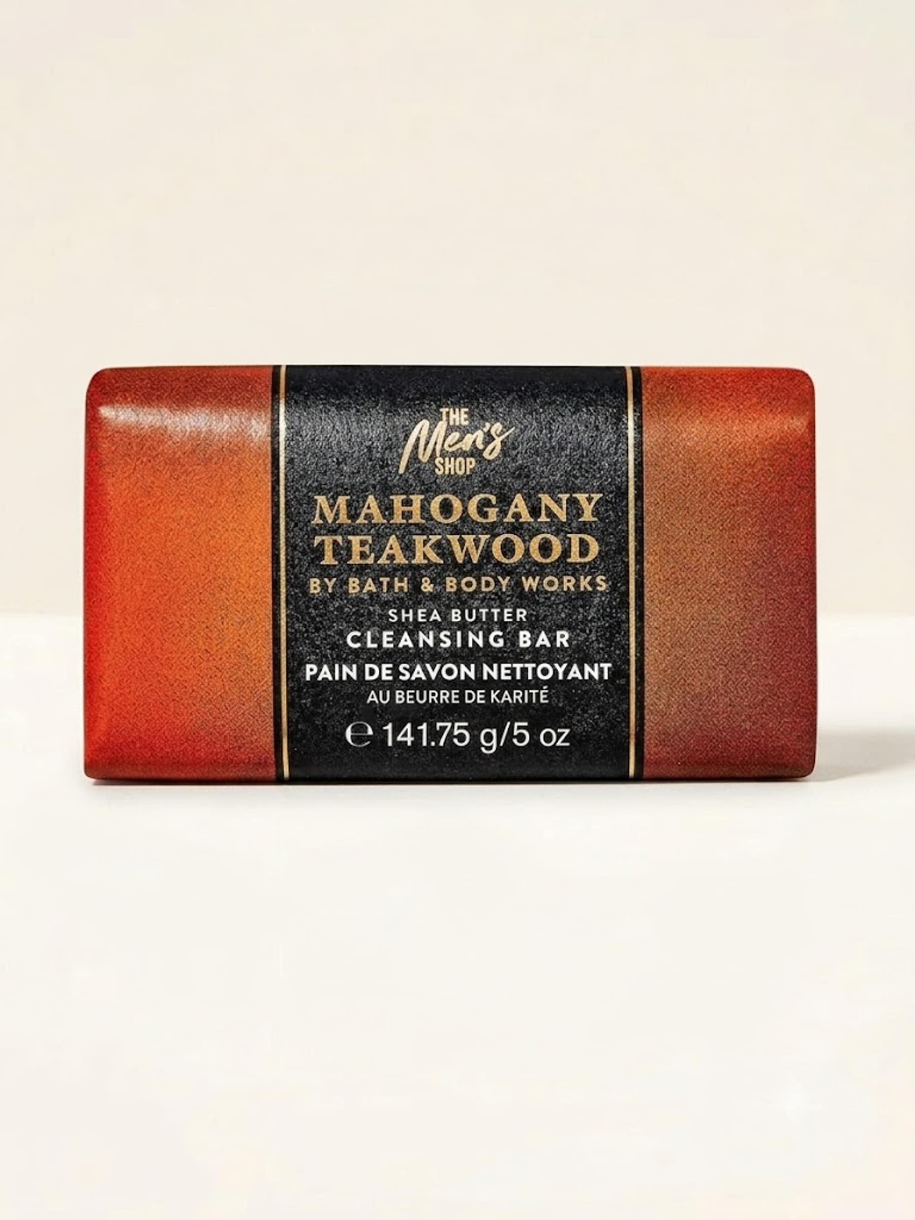 Bath & Body Works Mahogany Teakwood Shea Butter Cleansing Bar 141.75g