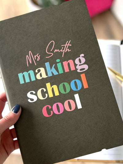 Next Solesmith Personalised Making School Cool Teacher Notebook- Buy online at McGrocer