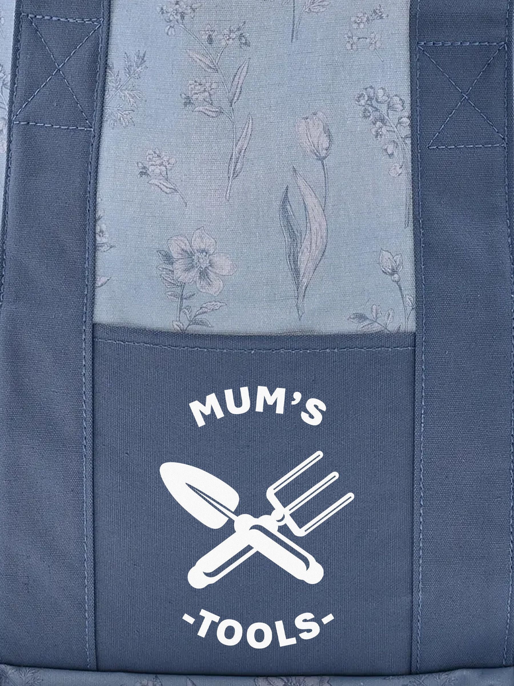 Loveabode personalised garden tote bag with floral print - British product