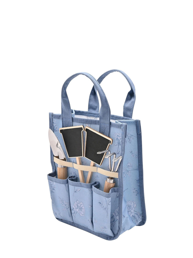 Loveabode personalised garden tote bag with floral print - British product