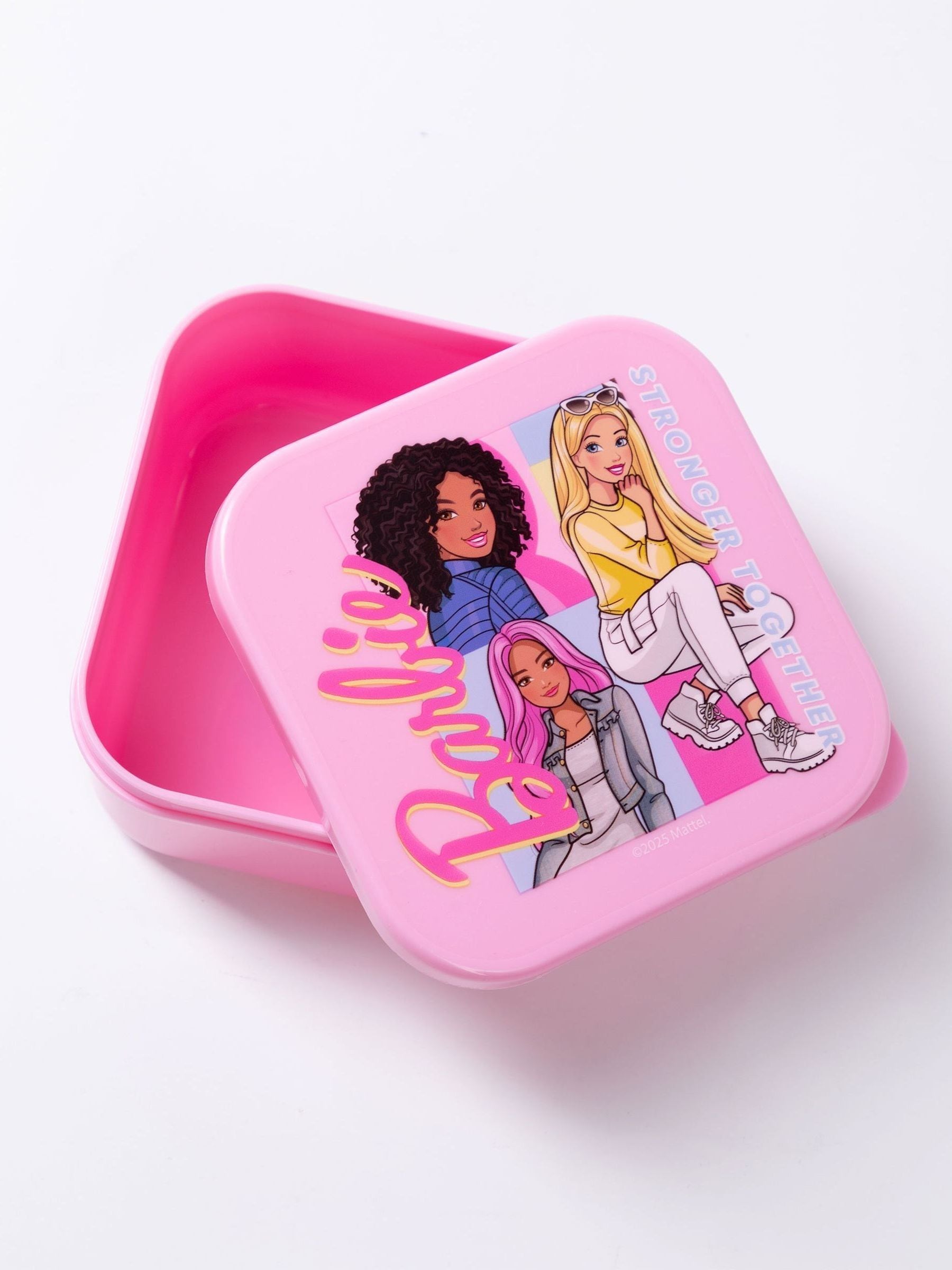 Barbie lunch bag set with bottle and snack pot, British product