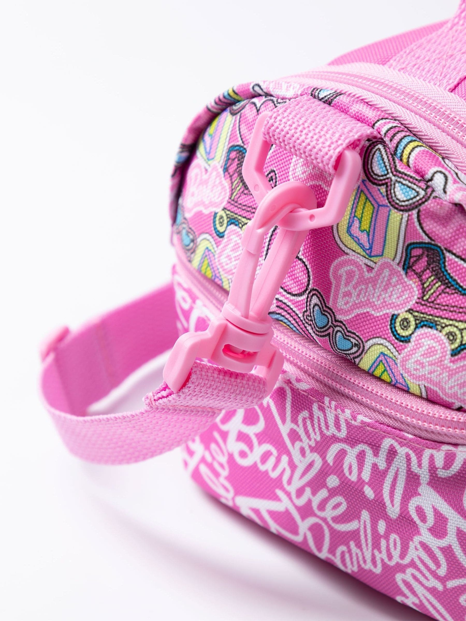 Barbie lunch bag set with bottle and snack pot, British product