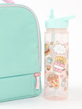 Pusheen green girls lunch bag and bottle set (British brand)
