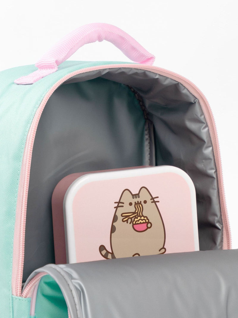 Pusheen green girls lunch bag and bottle set (British brand)