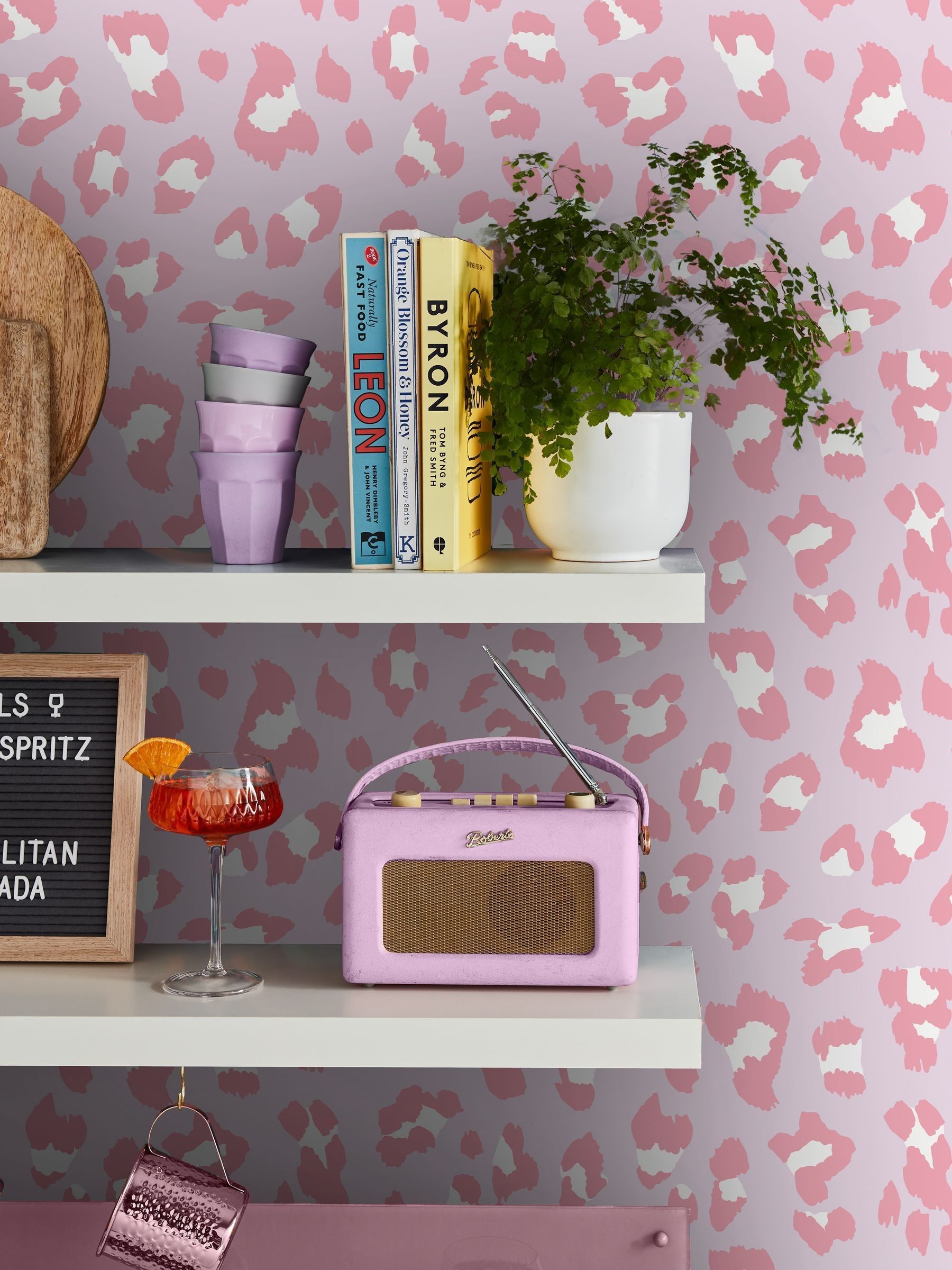 Graham & Brown Candyfloss Envy Big Cat 10M Wallpaper