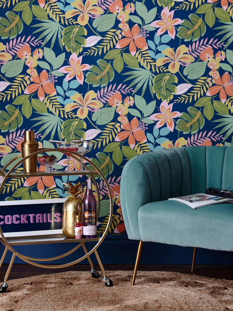 Graham & Brown Night Envy So Exotic wallpaper 10m - British product