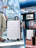 Flight Knight white luggage set medium and large (British brand)