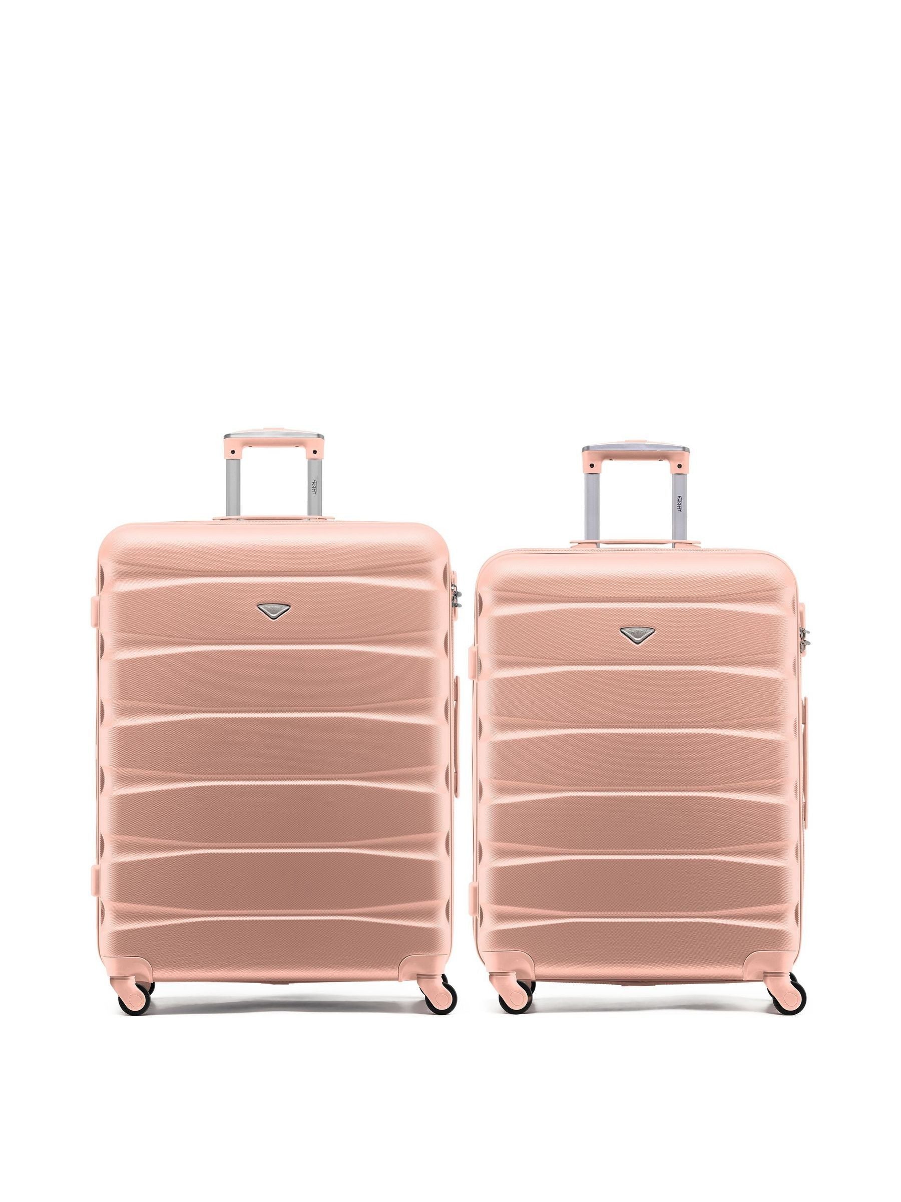 Flight Knight pink hardcase luggage set - British product