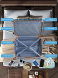 Flight Knight blue hardcase luggage set medium and large - British product