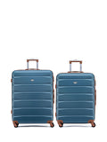 Flight Knight blue hardcase luggage set medium and large - British product