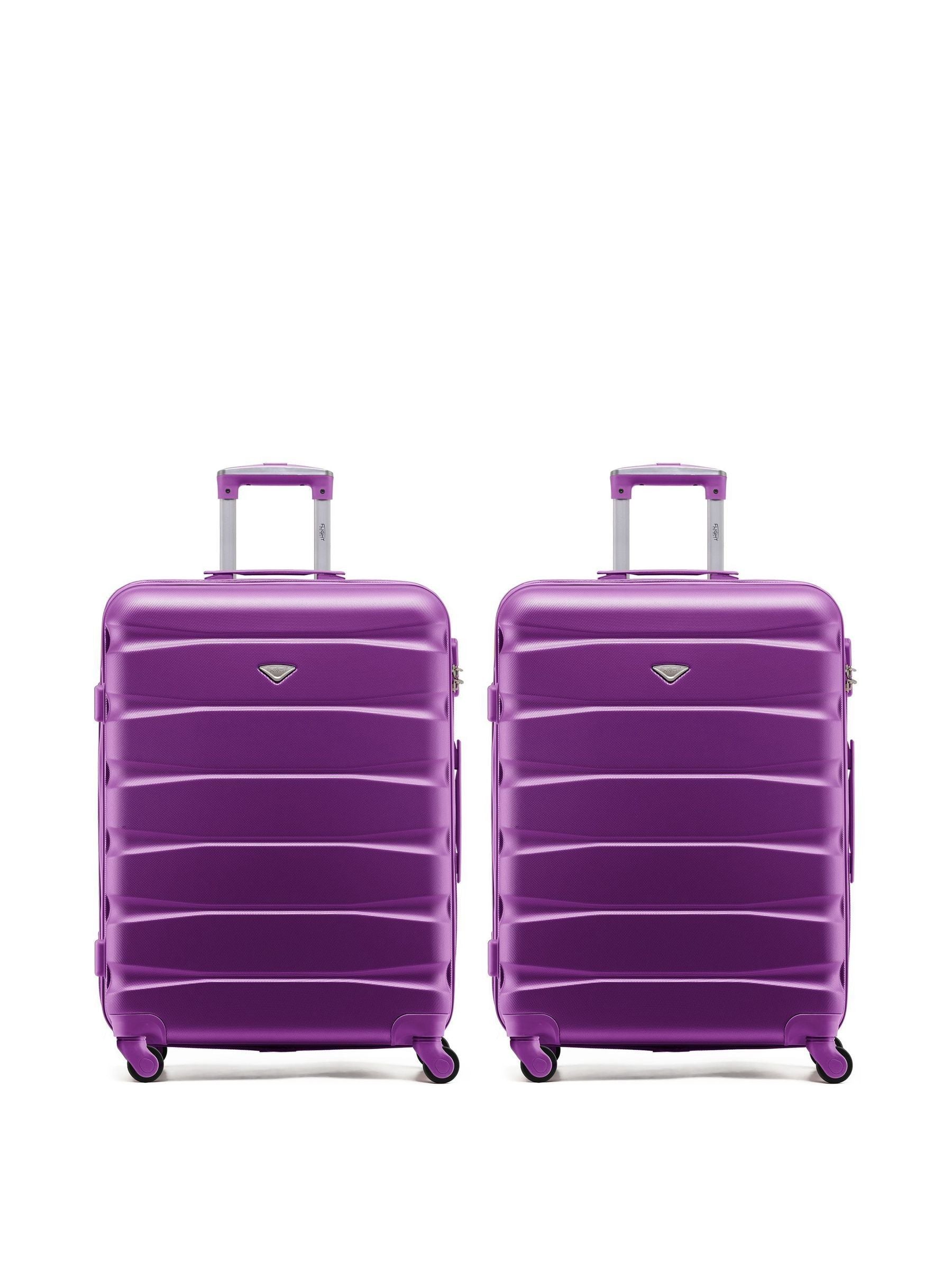 Flight Knight purple medium suitcase set, imported from the UK