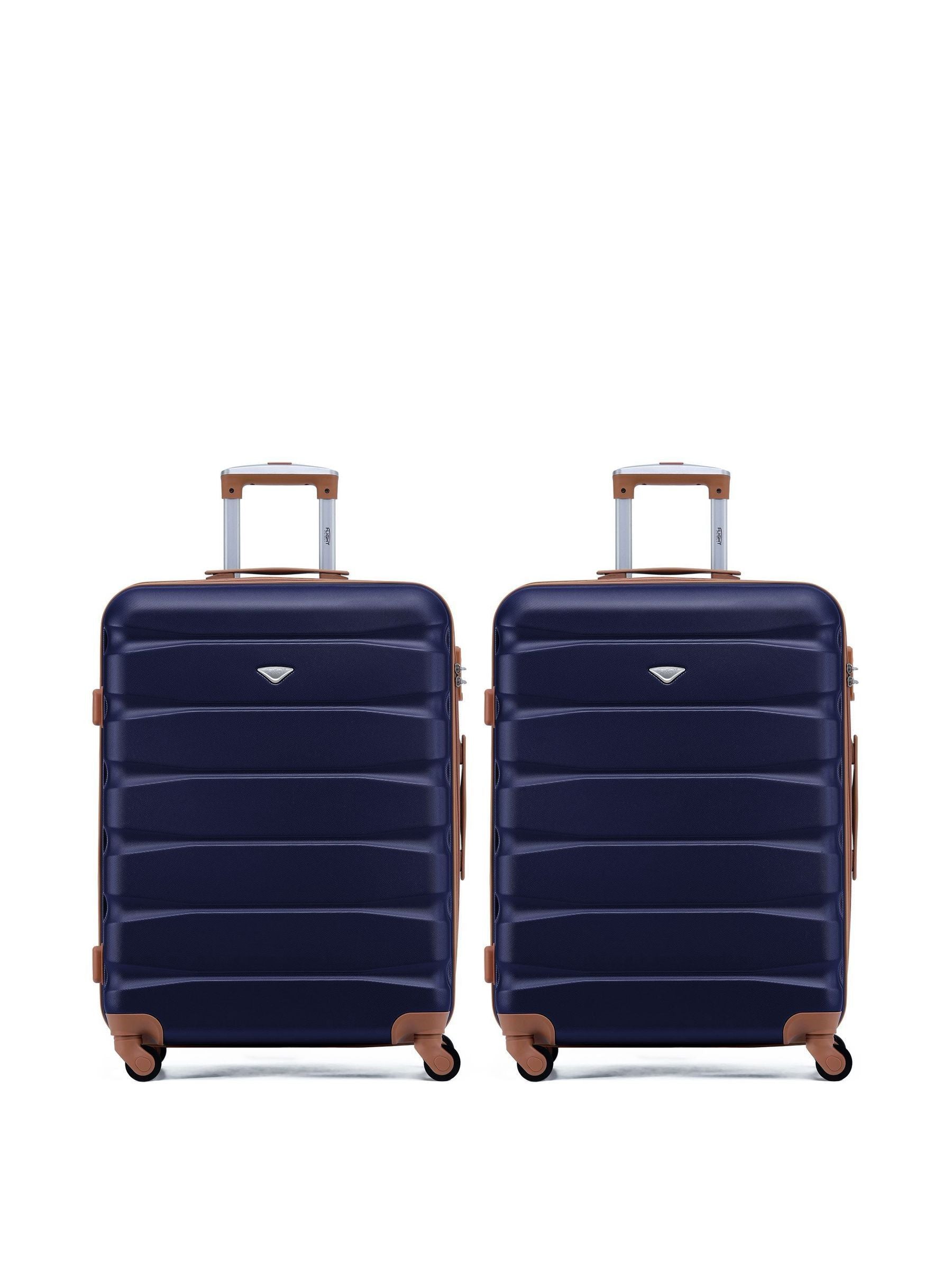 Flight Knight blue medium hardcase luggage set, imported from the UK