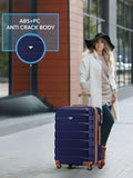 Flight Knight blue medium hardcase luggage set, imported from the UK