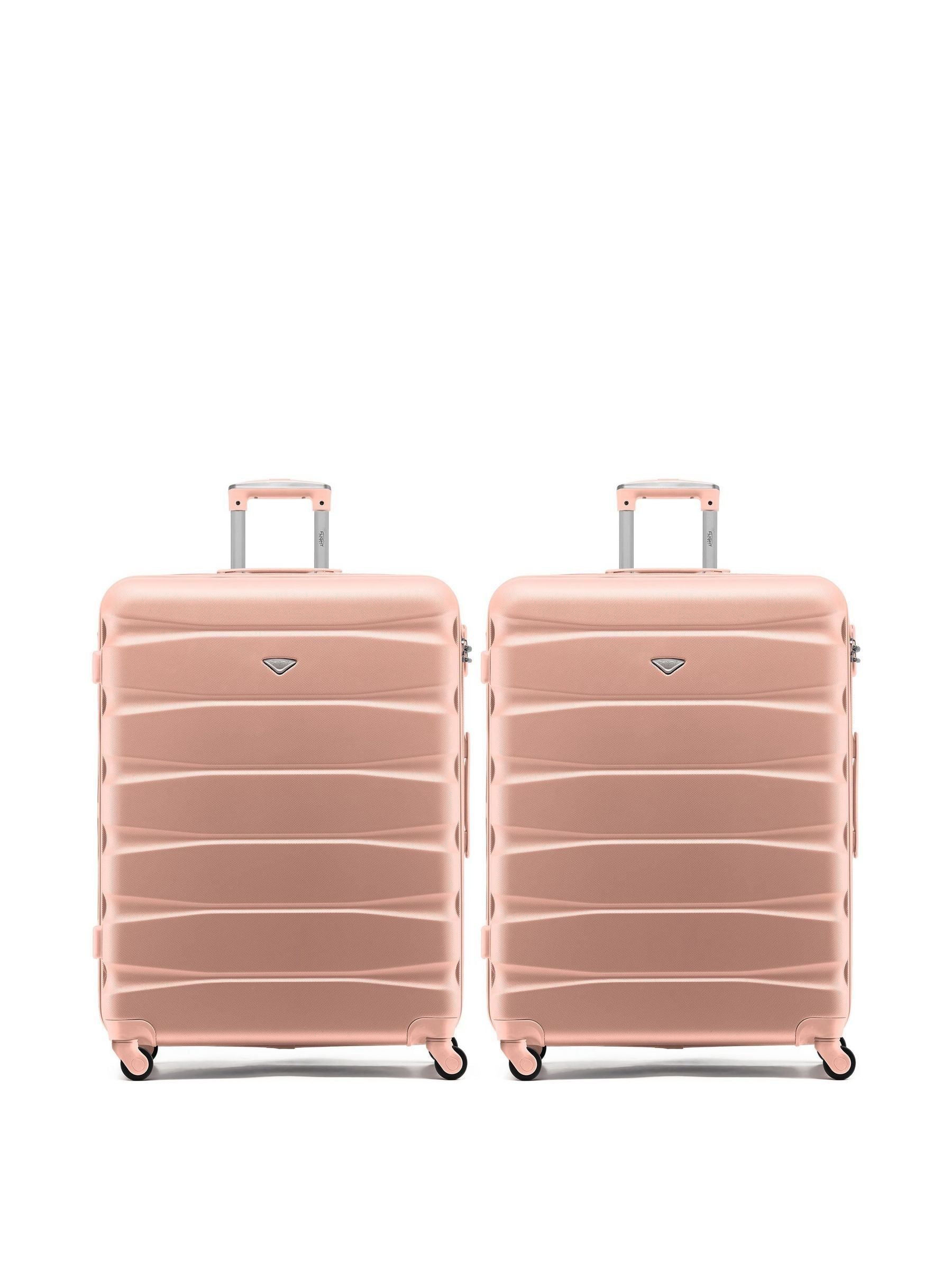 Flight Knight pink large suitcase set, imported from the UK