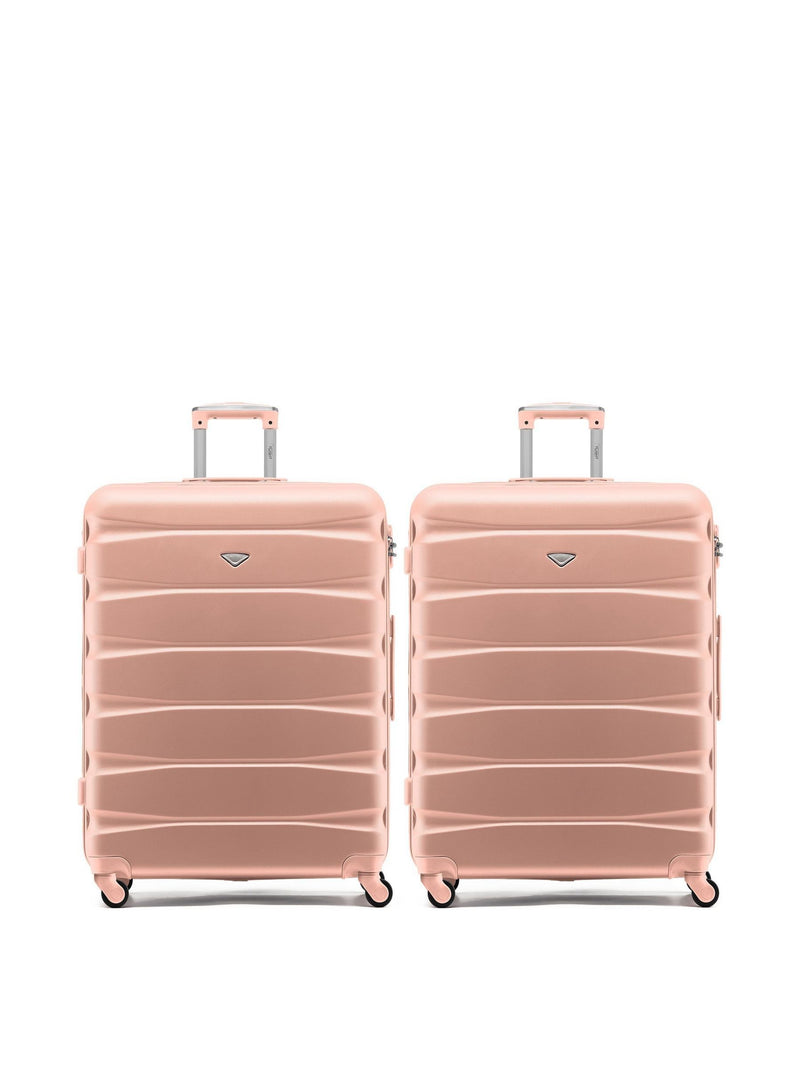 Flight Knight pink large suitcase set, imported from the UK