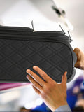 Flight Knight 3-piece blue soft case luggage set, imported from the UK