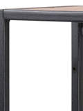Actona Black Oak Seaford wall shelf with three additional oak shelves, UK version