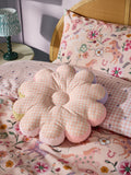 Pink and purple flower cushion, UK version