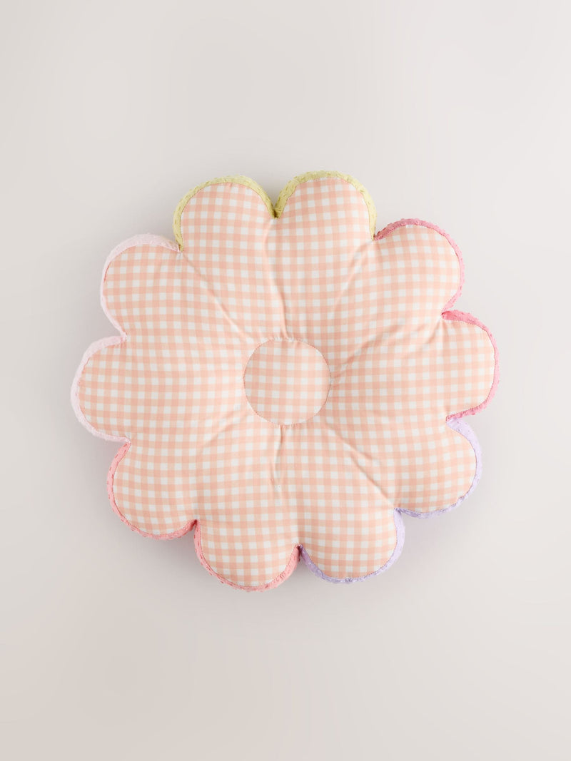 Pink and purple flower cushion, UK version