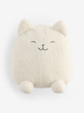 Neutral cat cushion cream 30cm, UK version