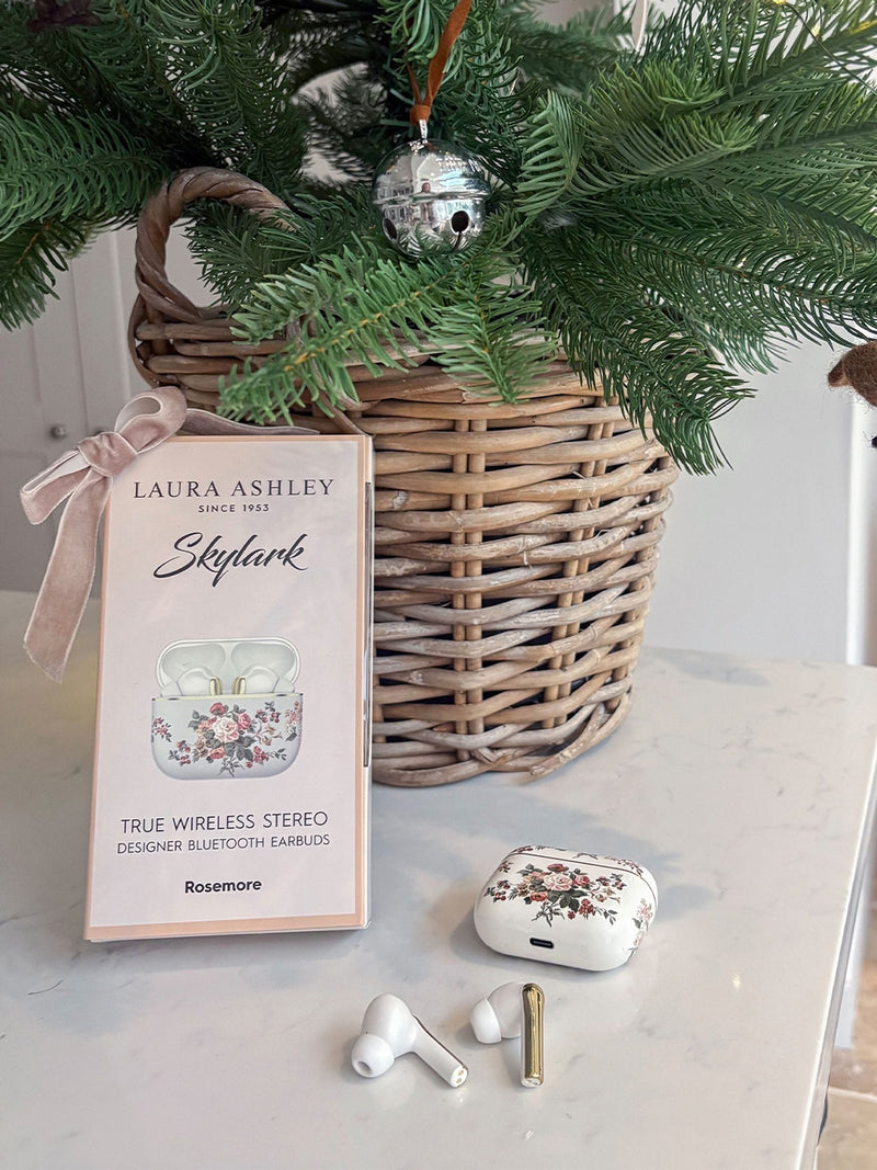 Laura Ashley Rosemore Skylark wireless earbuds (British brand)