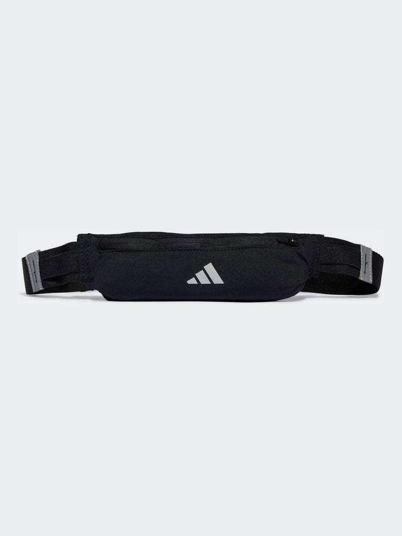 adidas Black Run Belt waist bag for running (British brand)