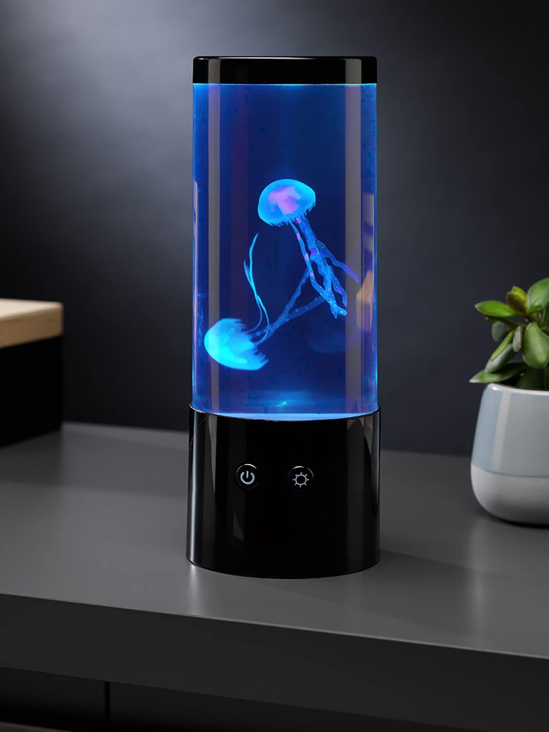 MenKind Clear Mini Round Jellyfish Lamp, UK version