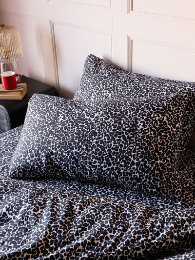 Next Rockett St George Set of 2 Snow Leopard 180 Thread Count Cotton Pillowcases- Buy online at McGrocer