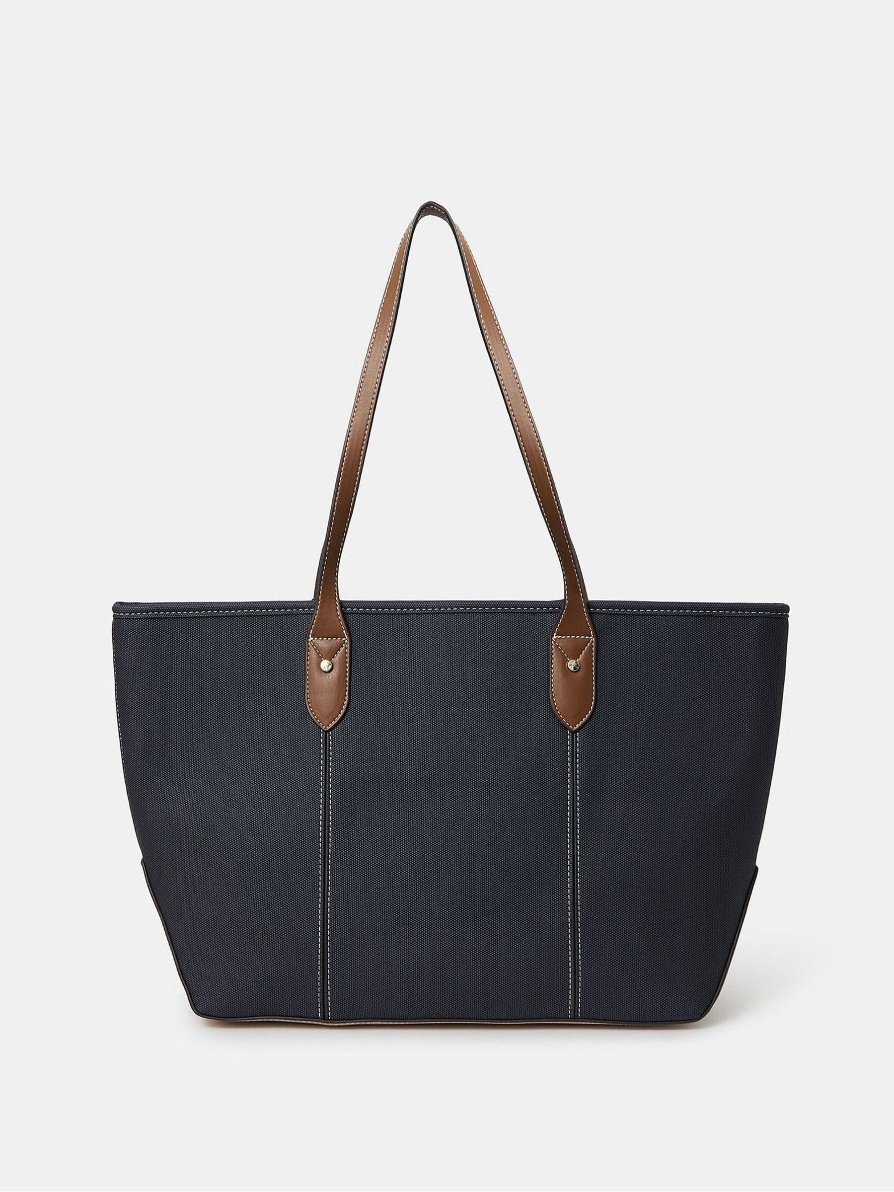 Accessorize blue plain large tote bag - British brand