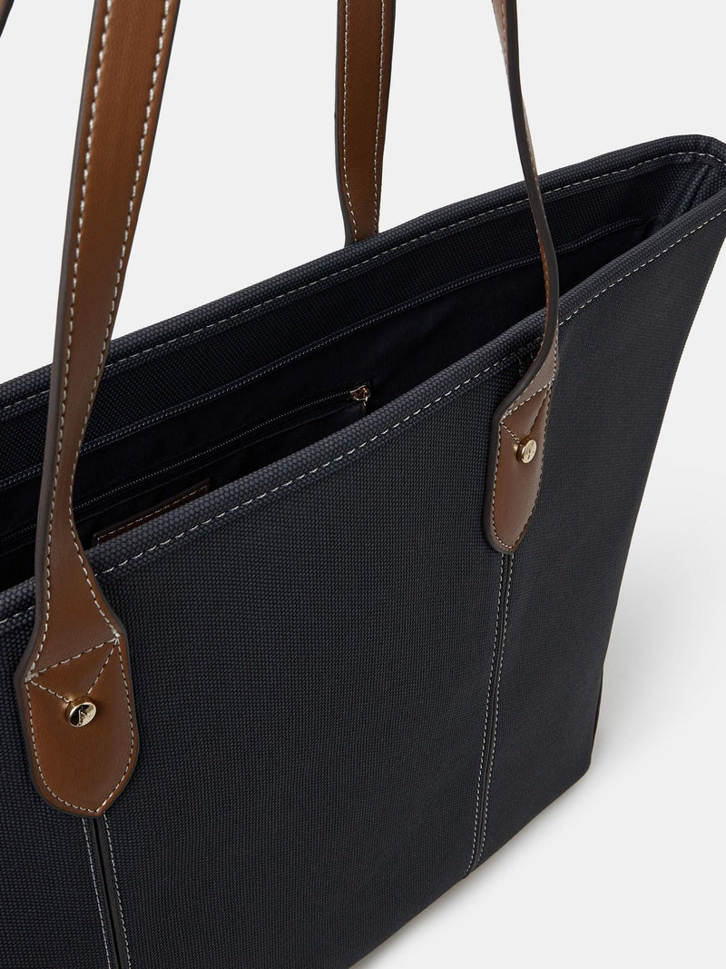 Accessorize blue plain large tote bag - British brand