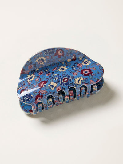Next FatFace Blue Vintage Ditsy Printed Claw Clip- Buy online at McGrocer