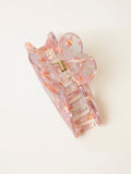 FatFace pink heart claw clip hair accessory, UK version