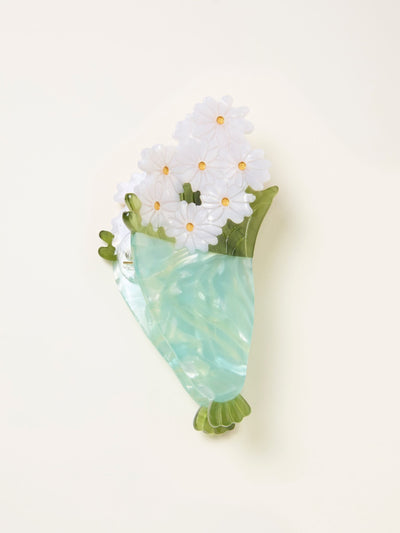 Next FatFace Green Flower Bouquet Claw Clip- Buy online at McGrocer