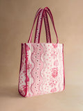 Cath Kidston pink Spitalfields print large book bag - British product