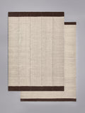 The Set 2 pack cotton herringbone flatweave rugs, imported from the UK