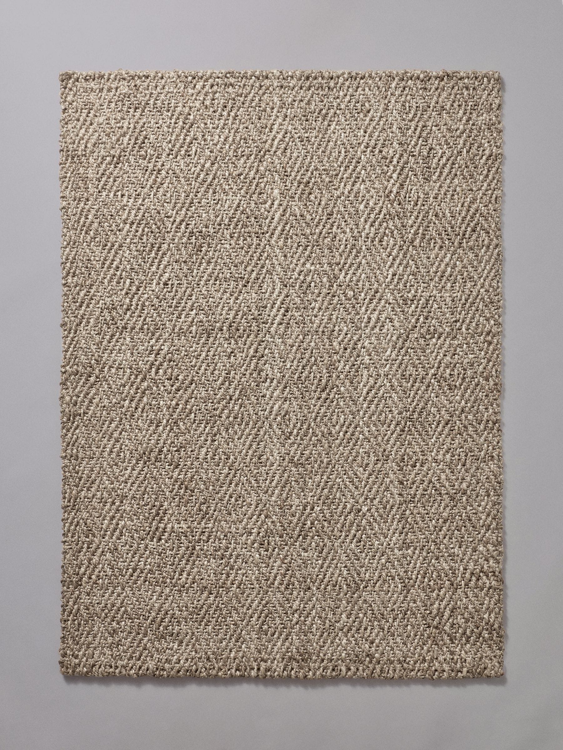 THE SET 2 pack jute flatweave rugs, natural diamond weave - British product