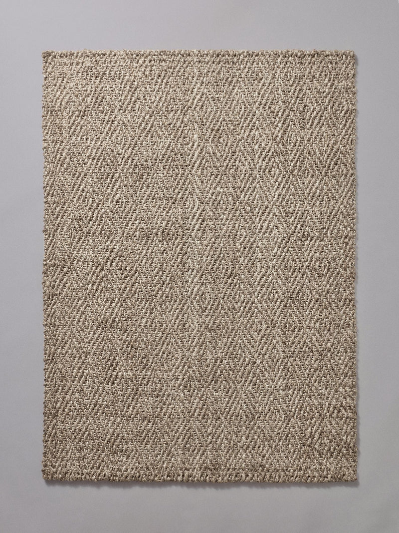 THE SET 2 pack jute flatweave rugs, natural diamond weave - British product