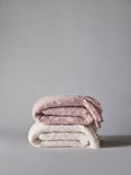 THE SET pink cream dobby spot throws 2 pack, UK version
