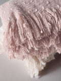 THE SET pink cream dobby spot throws 2 pack, UK version