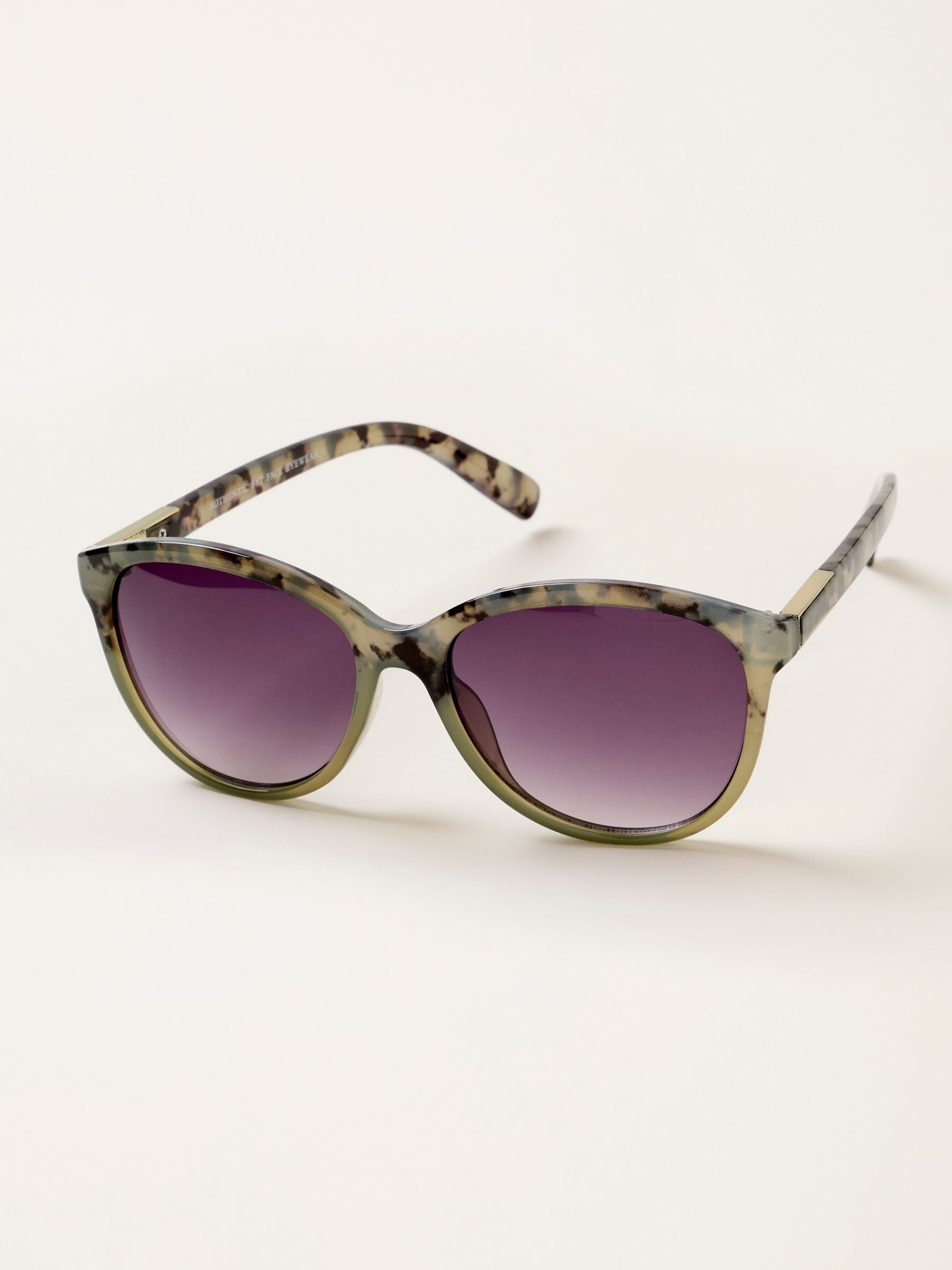 FatFace Claire green tortishell sunglasses (British brand)