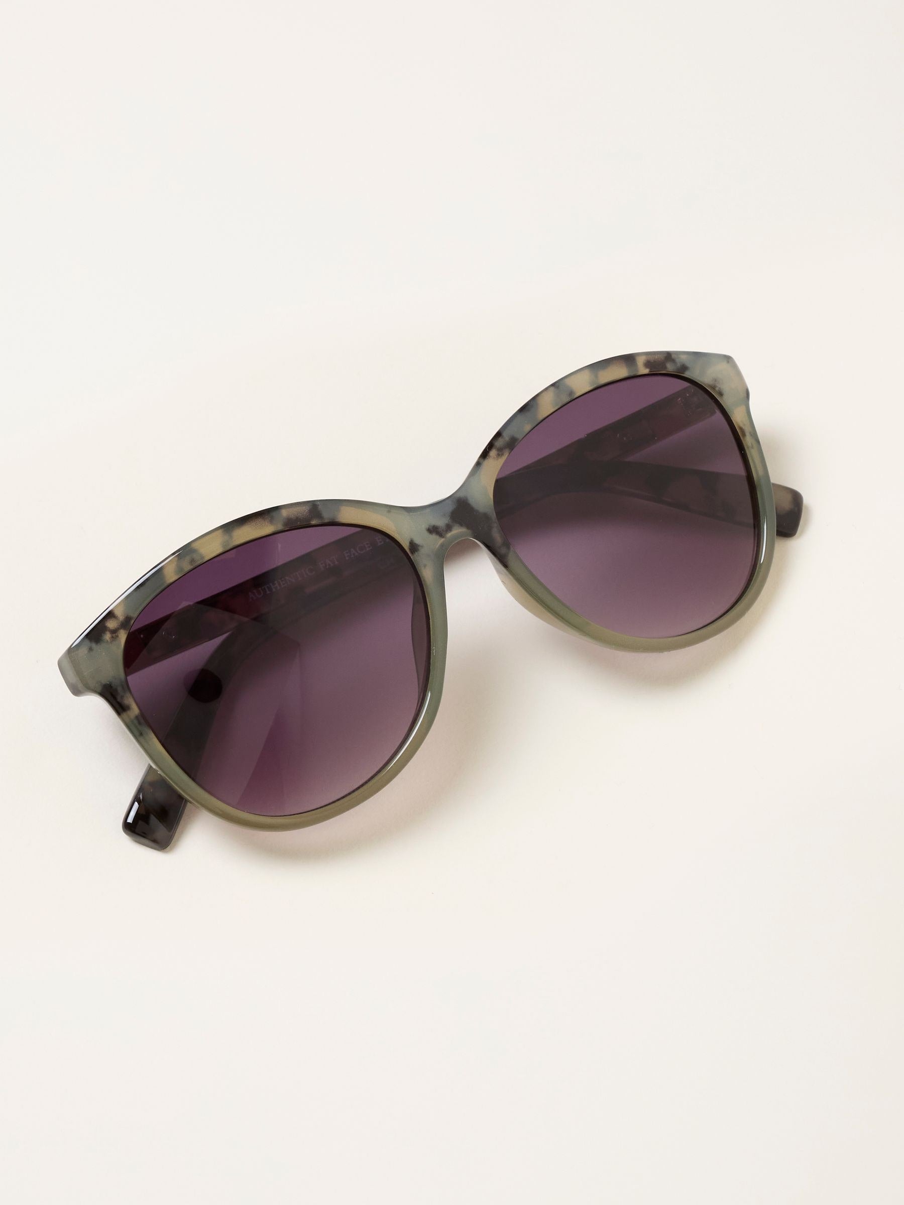 FatFace Claire Green Tortishell Sunglasses