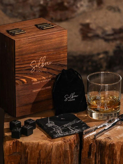 Next Selbrae House Grey Shooting Whisky Drinks Set- Buy online at McGrocer