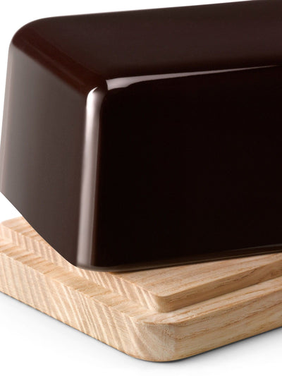 LSA International Mocha Collective Smørfat Lokk L14cm