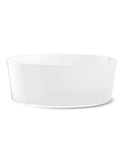 30cm mundgeblasene Glas-Schale mit moderner Silhouette