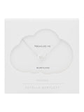 Estella Bartlett silver tone flower necklace 44-48cm - British product