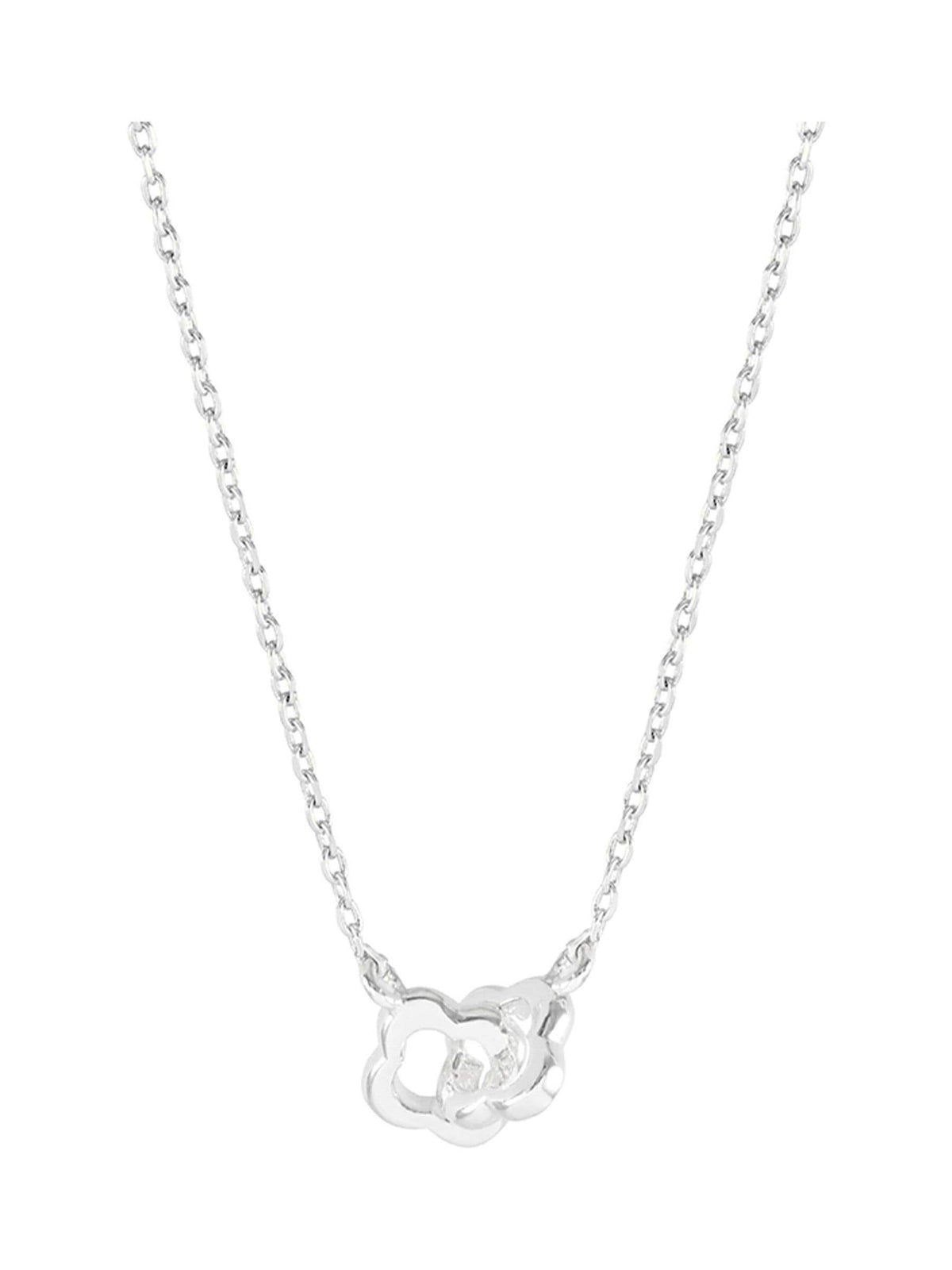 Estella Bartlett silver tone flower necklace 44-48cm - British product