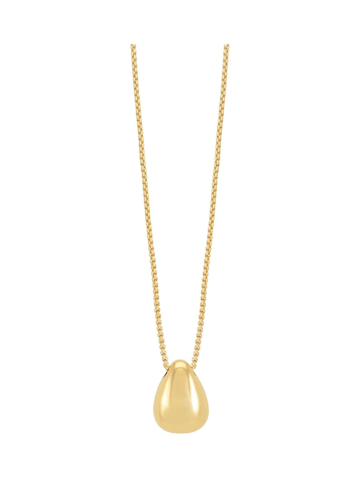 Estella Bartlett gold tone waterproof teardrop pendant necklace 44-48cm - British product